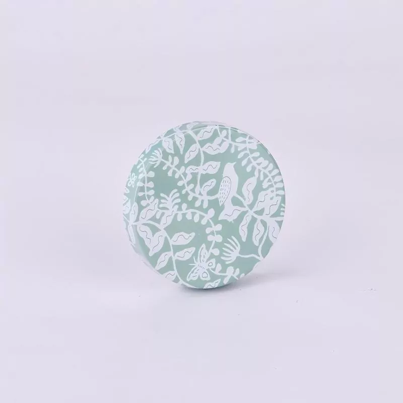 Kişiselleştirilmiş baskı teneke mum kavanoz kapağı