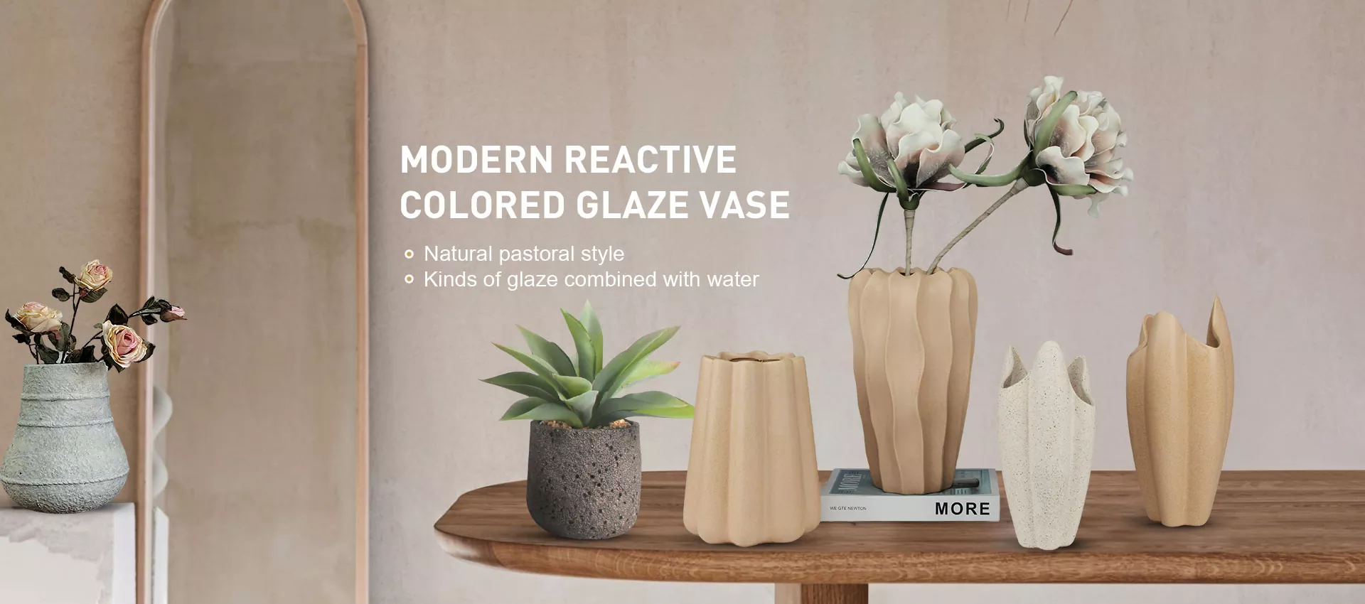 Dekoratif seramik vazo