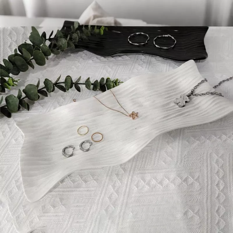 Seramik lüks vintage mücevher tepsisi