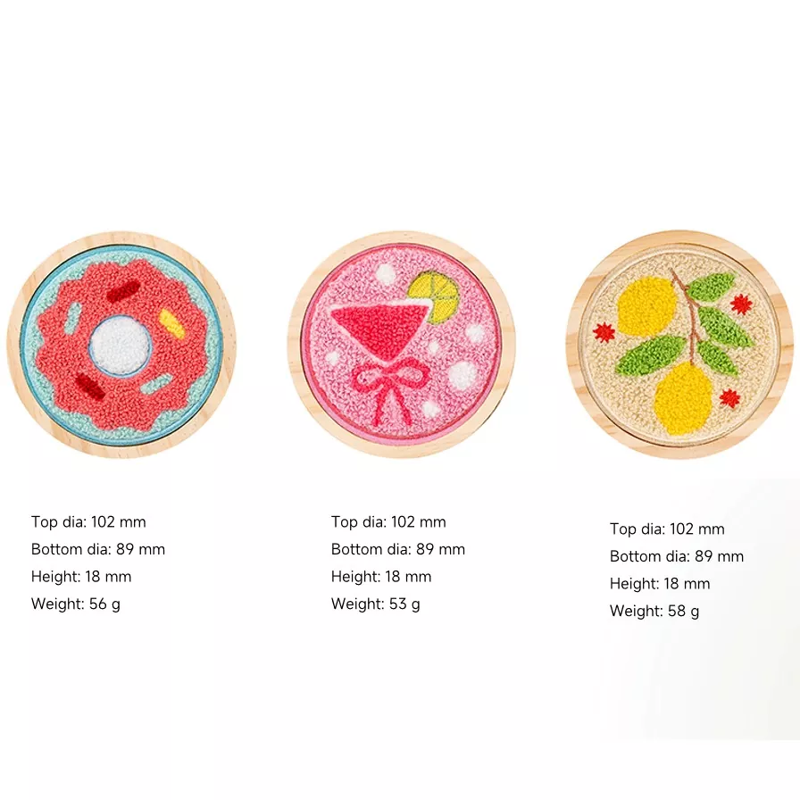 Sevimli el yapımı çevre dostu ahşap kapak