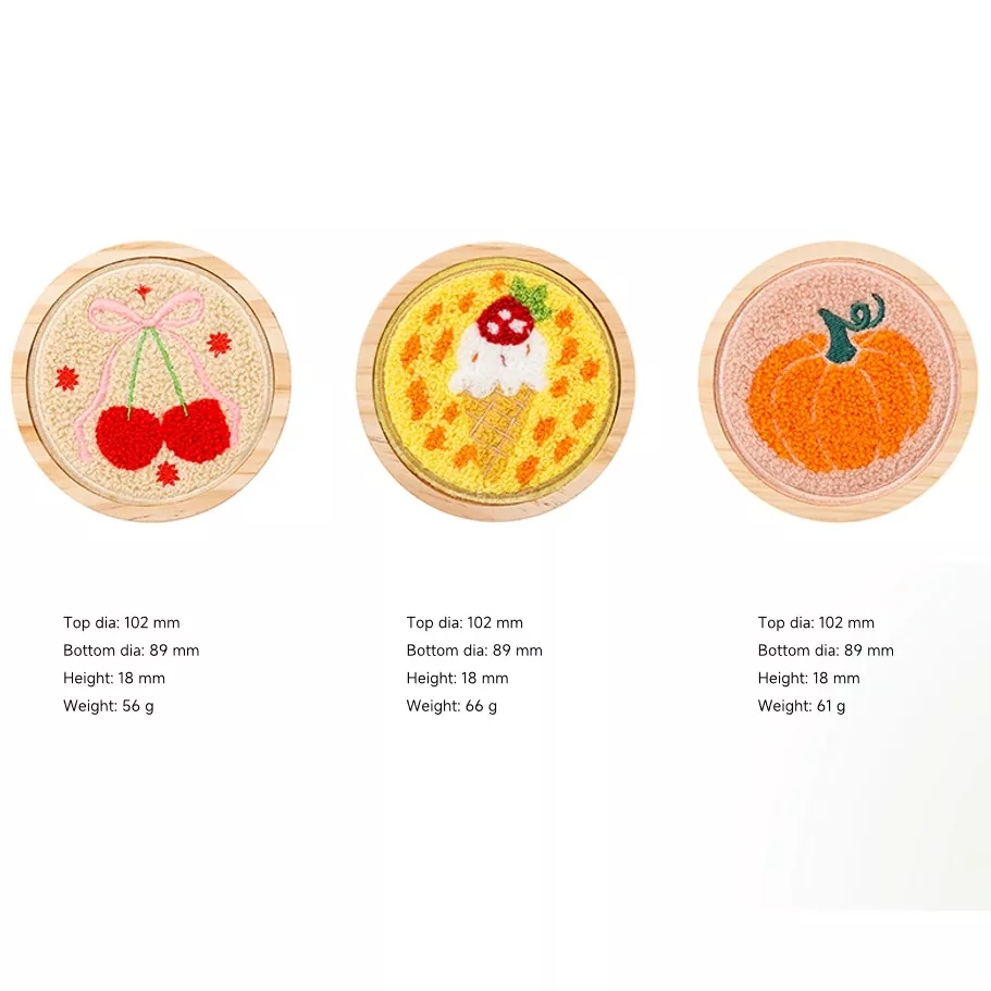 Sevimli el yapımı çevre dostu ahşap kapak