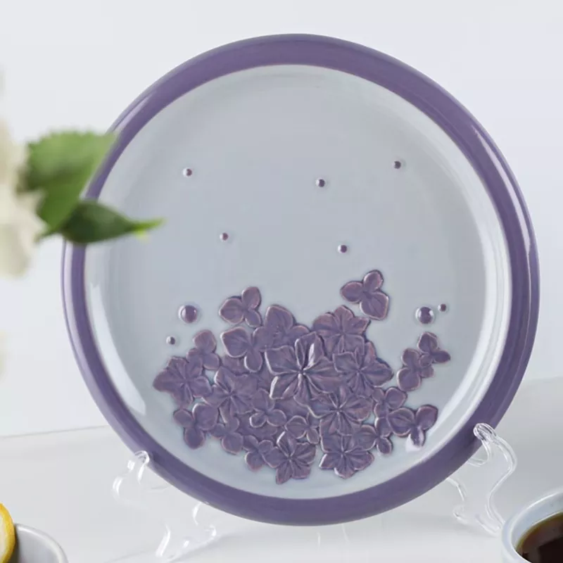 Bulaşık makinesi el boyaması seramik plaka