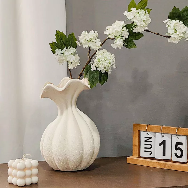 Doğal modern seramik vazo