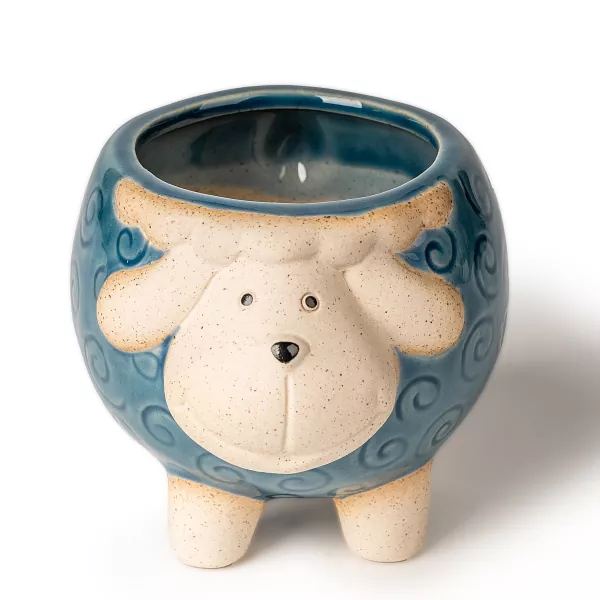 Koyun Şeklinde Seramik Mumluk