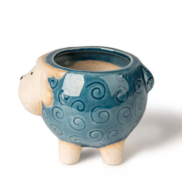 Koyun Şeklinde Seramik Mumluk