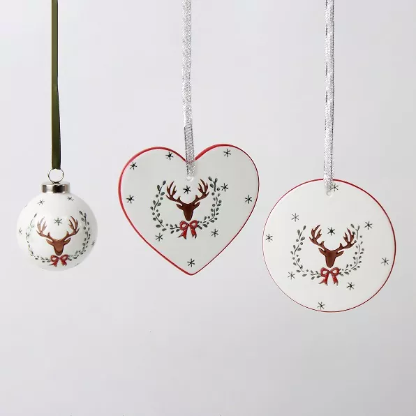 Benzersiz El Yapımı Seramik Noel Ağacı Dekoru